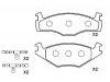 тормозная кладка Brake Pad Set:867 698 151